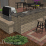 Outdoor Kitchen R36W-Ref-Sink