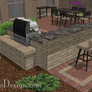 Outdoor Kitchen R36W-Wdbx-Sink