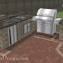 Outdoor Kitchen R60W-Ref-Sink