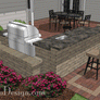 Outdoor Kitchen R60W-Ref-Sink