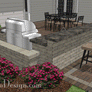 Outdoor Kitchen R60W-Wdbx-Sink