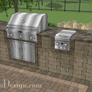 Outdoor Kitchen B13436-Brnr - Heritage Collection