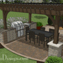 Outdoor Kitchen B15836-Brnr-Per - Heritage Collection