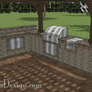 Outdoor Kitchen B187111-Bar-Brnr-Per - Heritage Collection