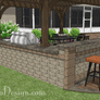 Outdoor Kitchen B187111-Bar-Brnr-Per - Heritage Collection