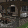 Outdoor Kitchen-Pergola R60-Bar-Clr - Heritage Collection