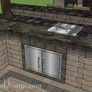 Outdoor Kitchen-Pergola R60-Bar-Clr - Heritage Collection
