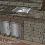 Outdoor Kitchen-Pergola B160123-Bar-Clr - Heritage Collection