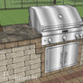 Outdoor Kitchen-Pergola B160123-Bar-Clr - Heritage Collection