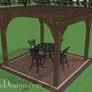 12' x 12' Cedar Pergola