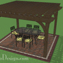 12' x 14' Cedar Pergola