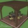 12' x 14' Cedar Pergola
