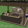 12' x 16' Cedar Pergola