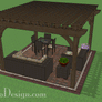 14' x 14' Cedar Pergola